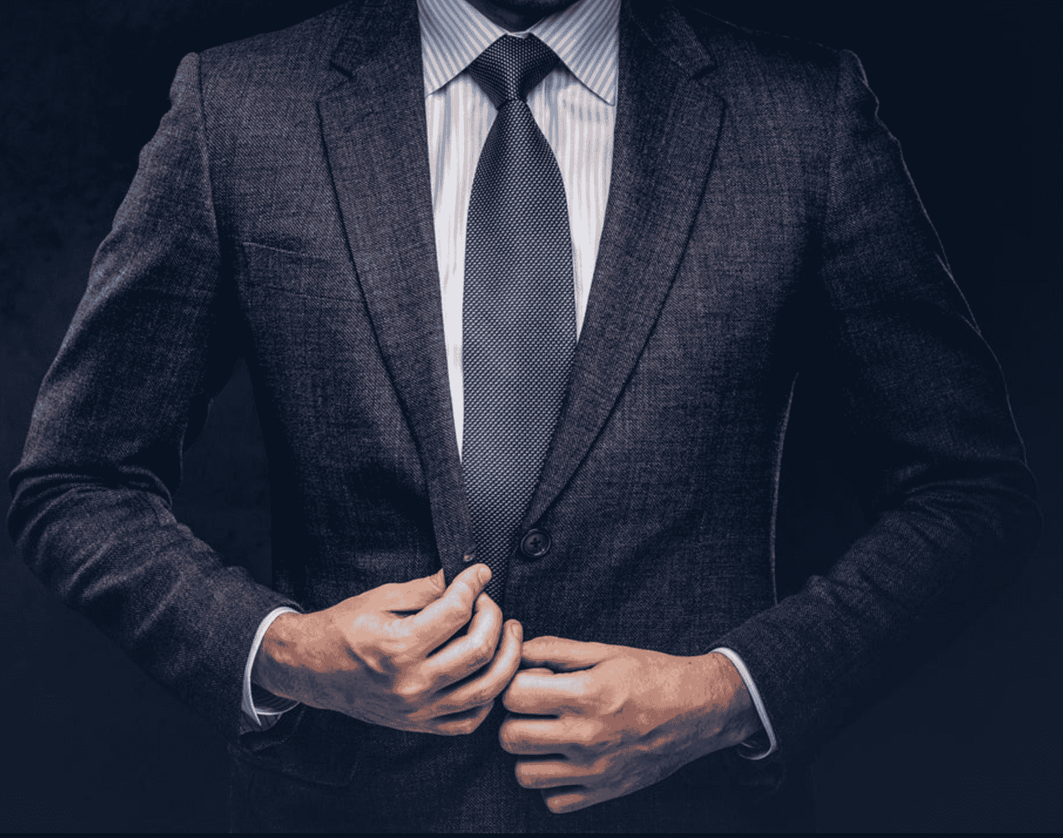 Man wearing a tailored suit from Bold Italia Suit, crafted with fine wool, worsted cashmere, and silk blends for luxury and style.