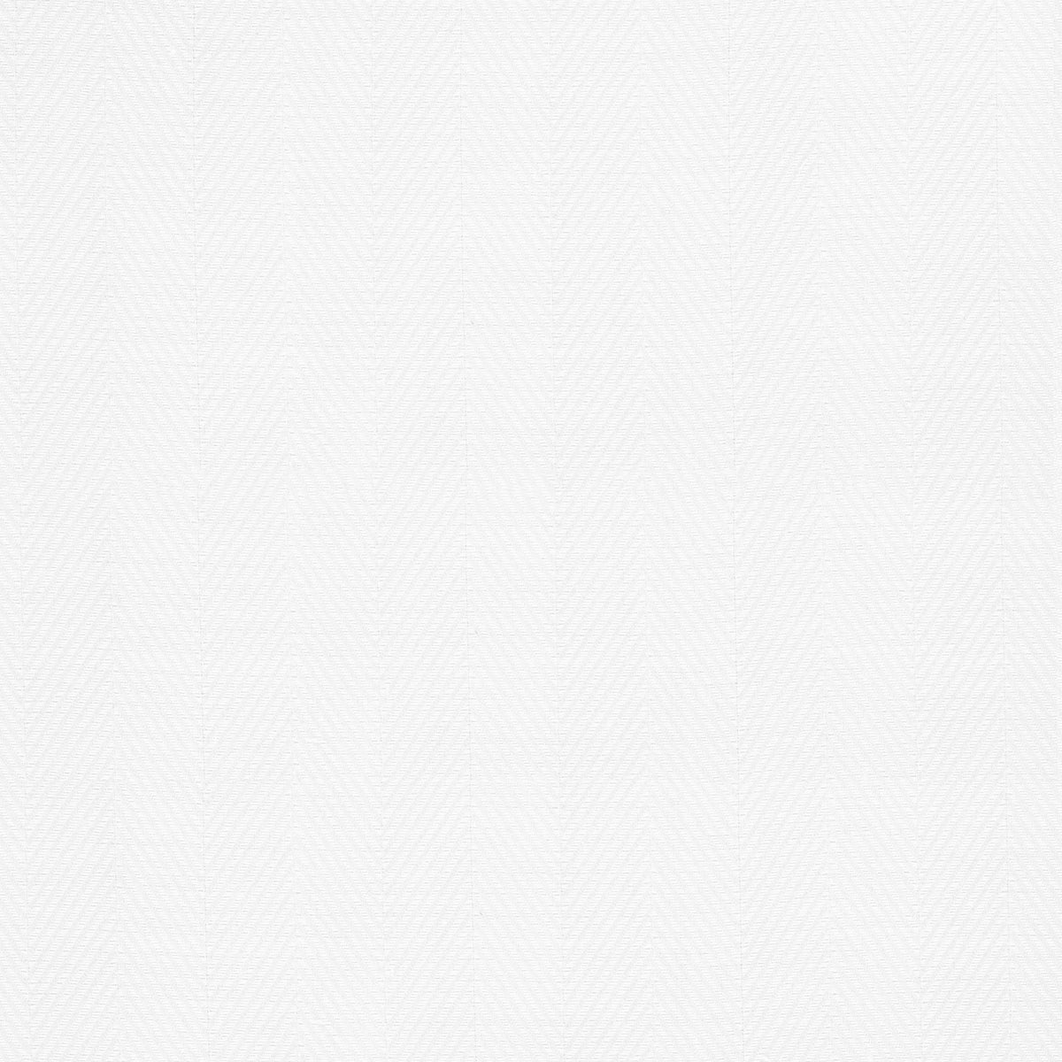 A close-up of a white textured fabric with a subtle woven herringbone pattern.