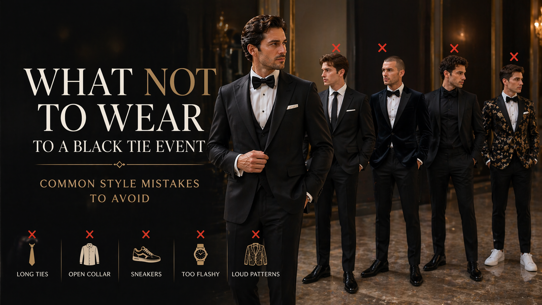 What Not to Wear to a Black Tie Event: Common Style Mistakes to Avoid