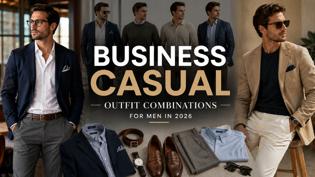 Best Business Casual Outfit Combinations for Men in 2026