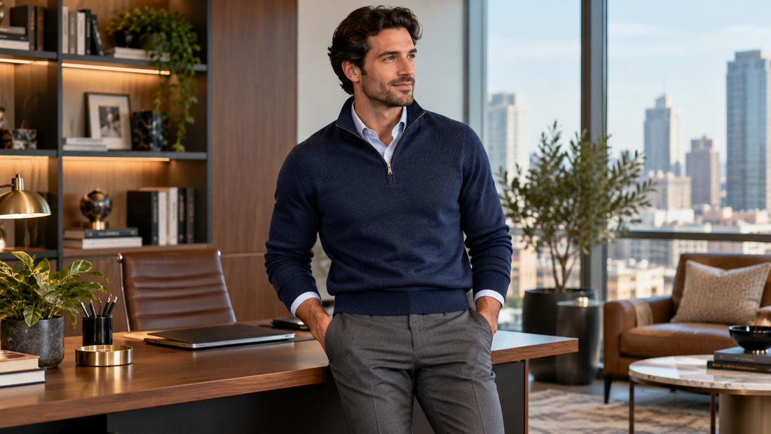 Are Quarter Zips Business Casual? How to Wear One to Work