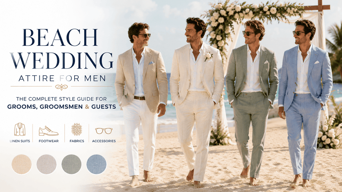Beach Formal Wedding Attire Male Men's Beach Wedding Attire Guide A Comprehensive Guide To Beach Wedd –