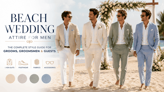 Beach Wedding Attire for Men: Best Colors, Fabrics, and Shoes