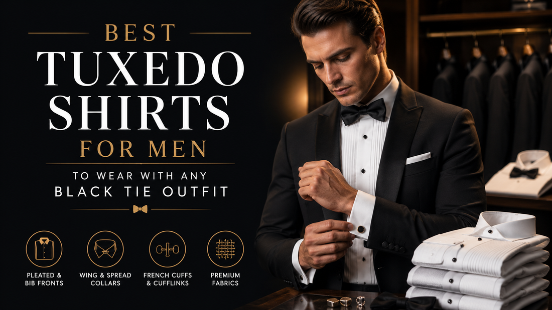 Best Tuxedo Shirts for Men to Wear With Any Black Tie Outfit