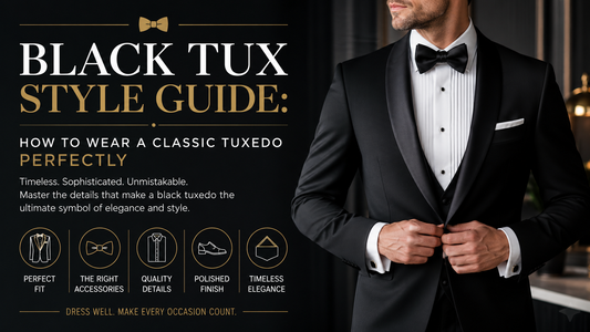 Black Tux Style Guide: How to Wear a Classic Tuxedo Perfectly