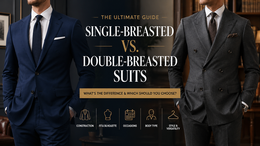 Single-Breasted vs. Double-Breasted Suits: How to Choose