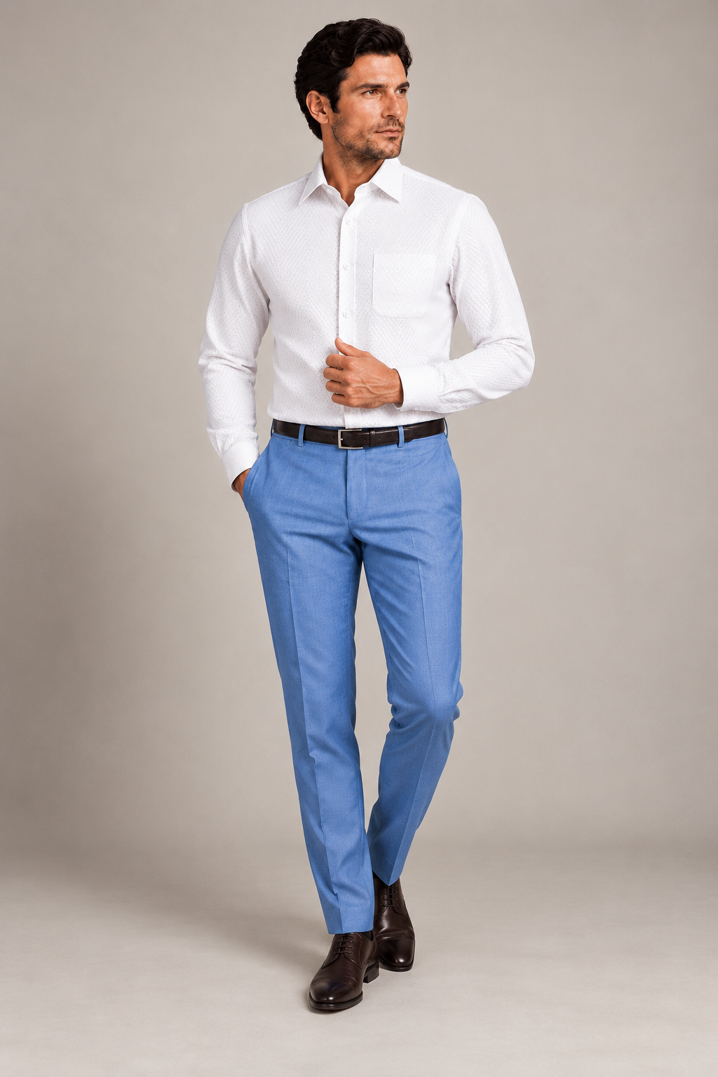 Men’s Signature Custom Shirt White-SAU1754