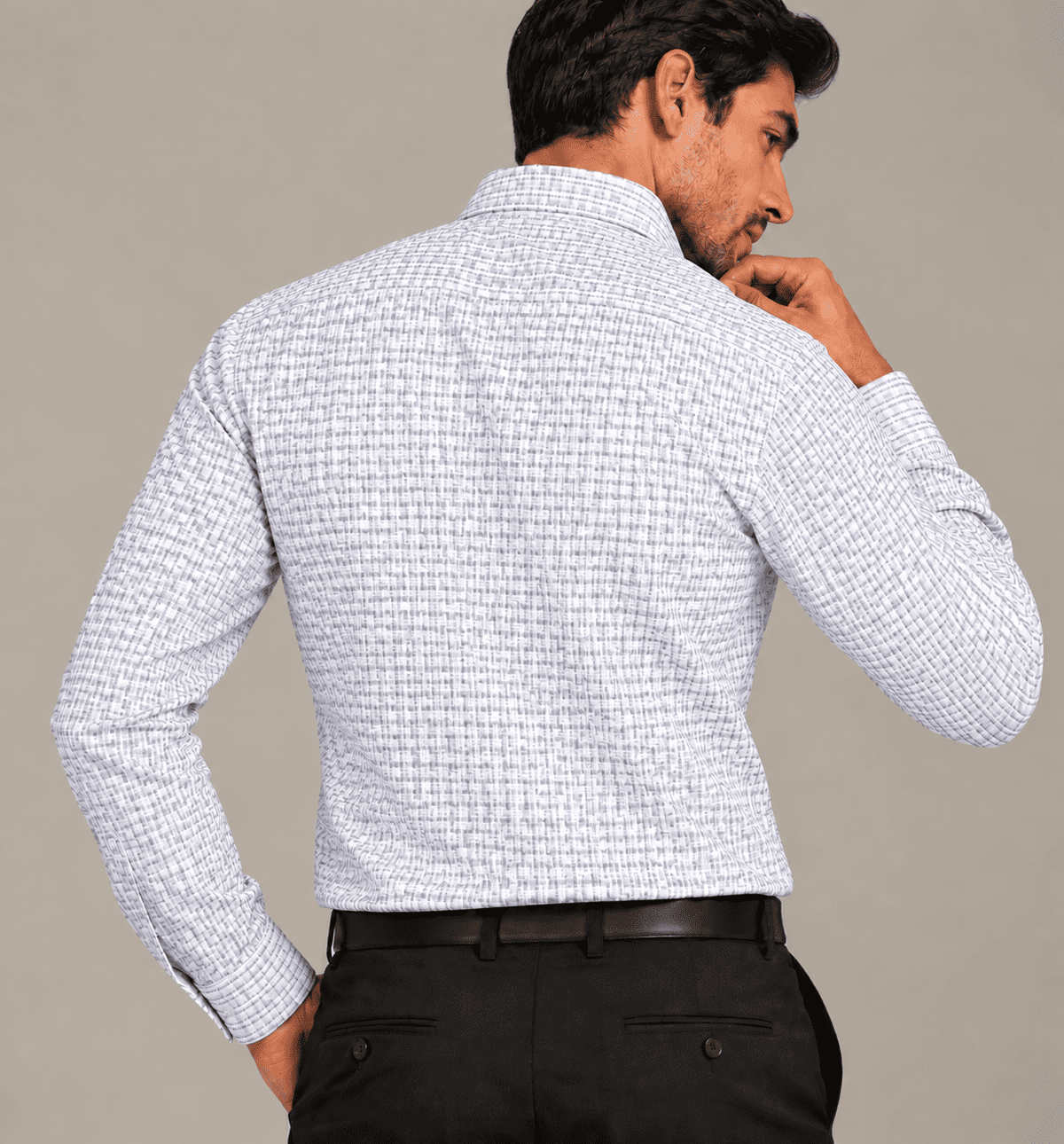 Men’s Signature Custom Shirt White-SEA427A