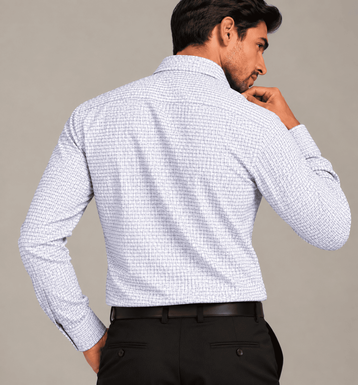 Men’s Signature Custom Shirt White-SEA427A
