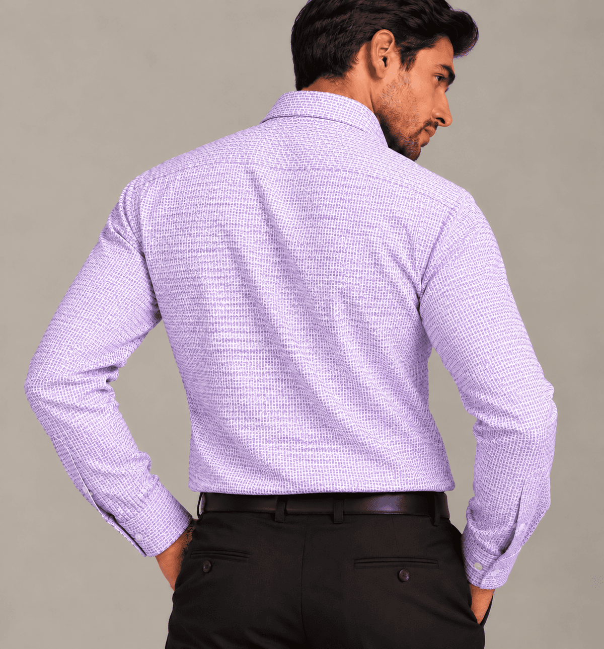 Men's Classic Tailored Dress Shirt-SEA428A