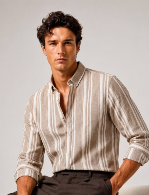 Men's Classic Tailored Dress Shirt